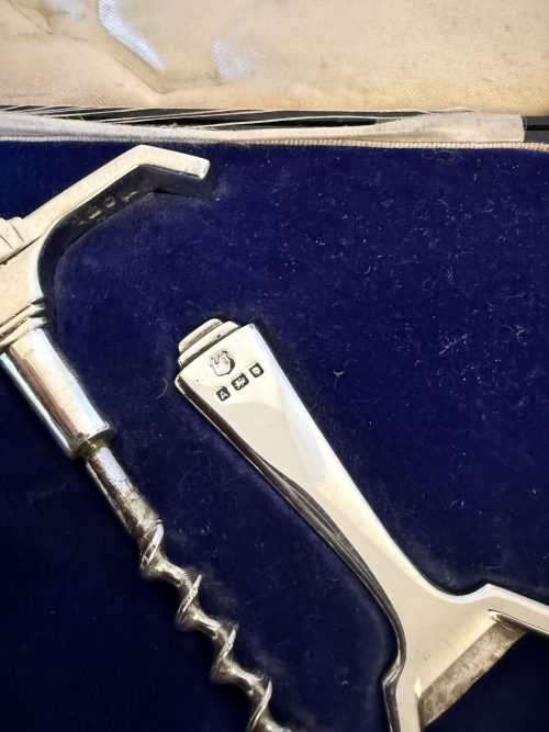 IMG_8670 Unusual Art Deco silver corkscrew and bottle opener London 1936